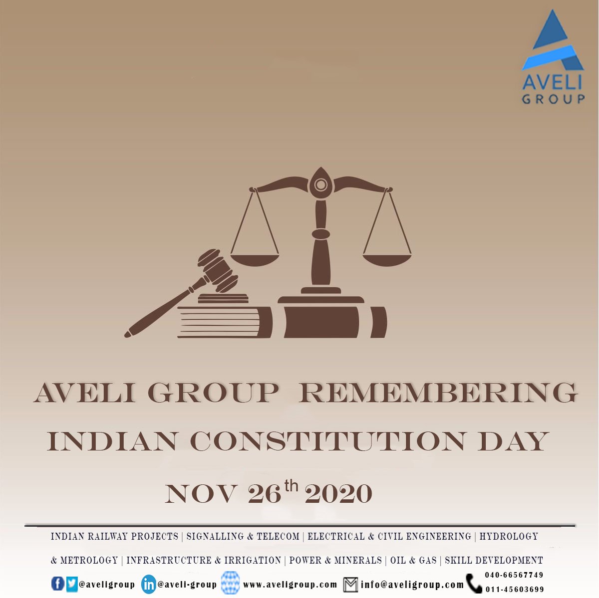 AveliGroup's tweet photo. AVELI GROUP REMEMBERING INDIAN CONSTITUTION DAY NOV-26-2020 https://t.co/sAY6uVZ5LQ