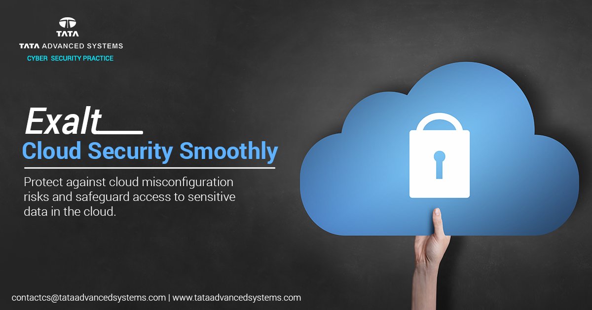 Prevent #securitybreaches by fixing misconfigurations in the cloud deployments through our reliable #cloudsecurity services. 
Write to us: contactcs@tataadvancedsystems.com or visit at tataadvancedsystems.com/cybersecurity.…

#cybersecurity #dataprotection #cloud #CloudServices #DataSecurity