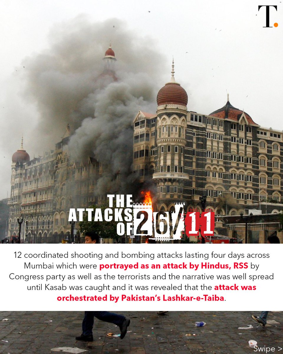 A thread on  #MumbaiTerrorAttack everyone must see and the facts everyone must know.  #2611Attack