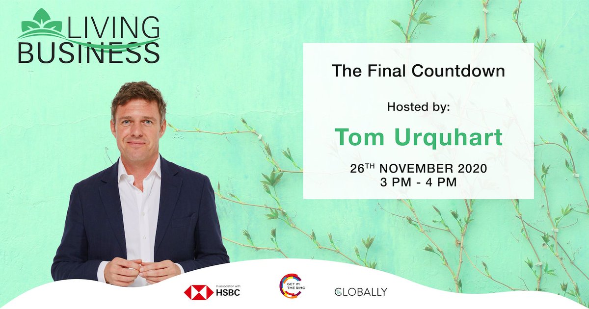 GloballyGreat's tweet photo. Join us and @tomurquhart today at 3 pm GST for the Living Business ME live broadcast - The Final Countdown.

Watch it live here: https://t.co/c2YXYnevvz https://t.co/NF7zrkRIWA