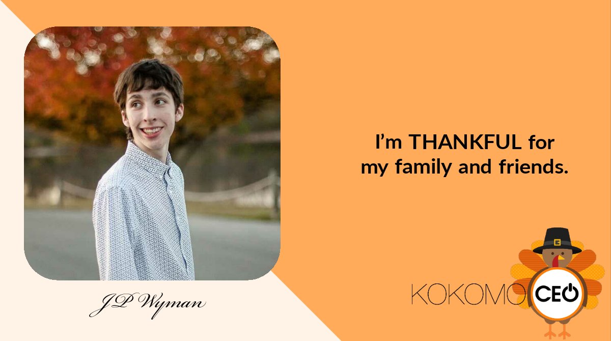 Mr. JP Wyman is THANKFUL. #ceoThanksgiving