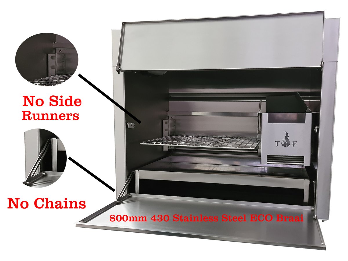 TFirescc's tweet photo. Exciting times!! Corona afforded us the time to design two new ranges of braais. Featured below is our ECONO range. Bringing braais into the modern era. Currently available in 800mm, 1000mm and 1150mm. Choose between mild steel, brushed 430 &amp; brushed 304 stainless steel. https://t.co/rn8fADrHen