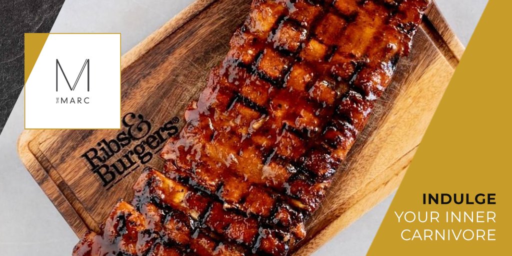 marcsandton's tweet photo. It’s Thursday, forget the diet! Indulge your inner carnivore with the Mighty 1kg Ribs from #RibsandBurger #TheMARC https://t.co/WZ0WH2j23M
