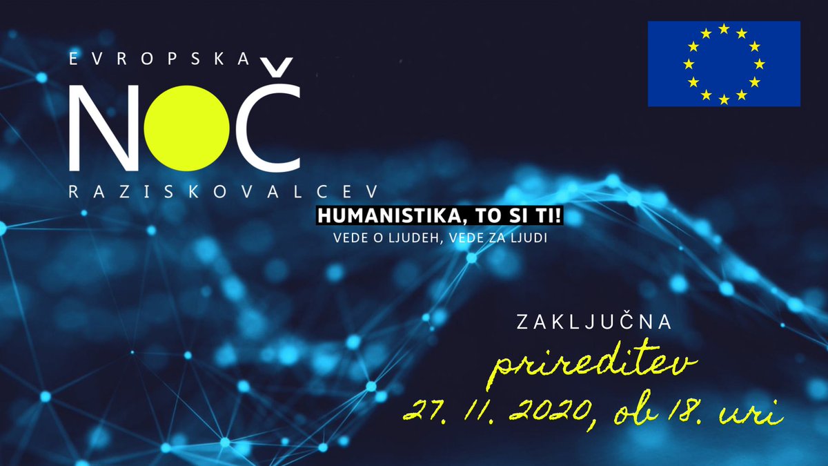 FFLjubljana's tweet photo. Zaključna prireditev projekta Evropska noč raziskovalcev – @humanistika ➡️ jutri, ob 18. uri v živo. Več ➡️https://t.co/54vzcay38B.
@MIZS_RS @MSCActions https://t.co/nvtBhRFxiw