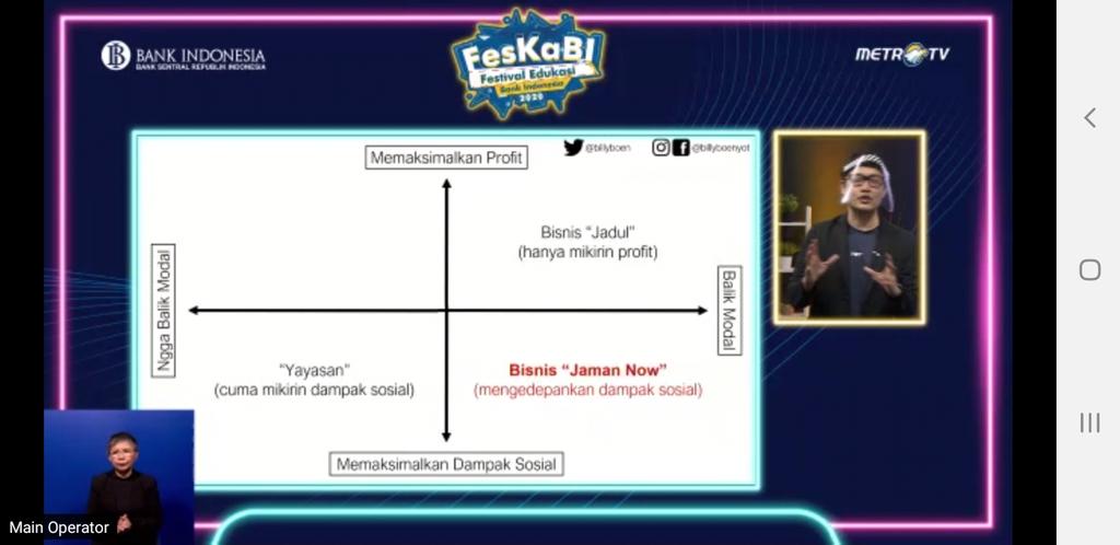 Klo #FESKABI2020 daring enaknya gini nih... bisa kerja sambil belajar! <a href="/bank_indonesia/">Bank Indonesia</a> <a href="/Metro_TV/">METRO TV</a> #santaipakainontunai