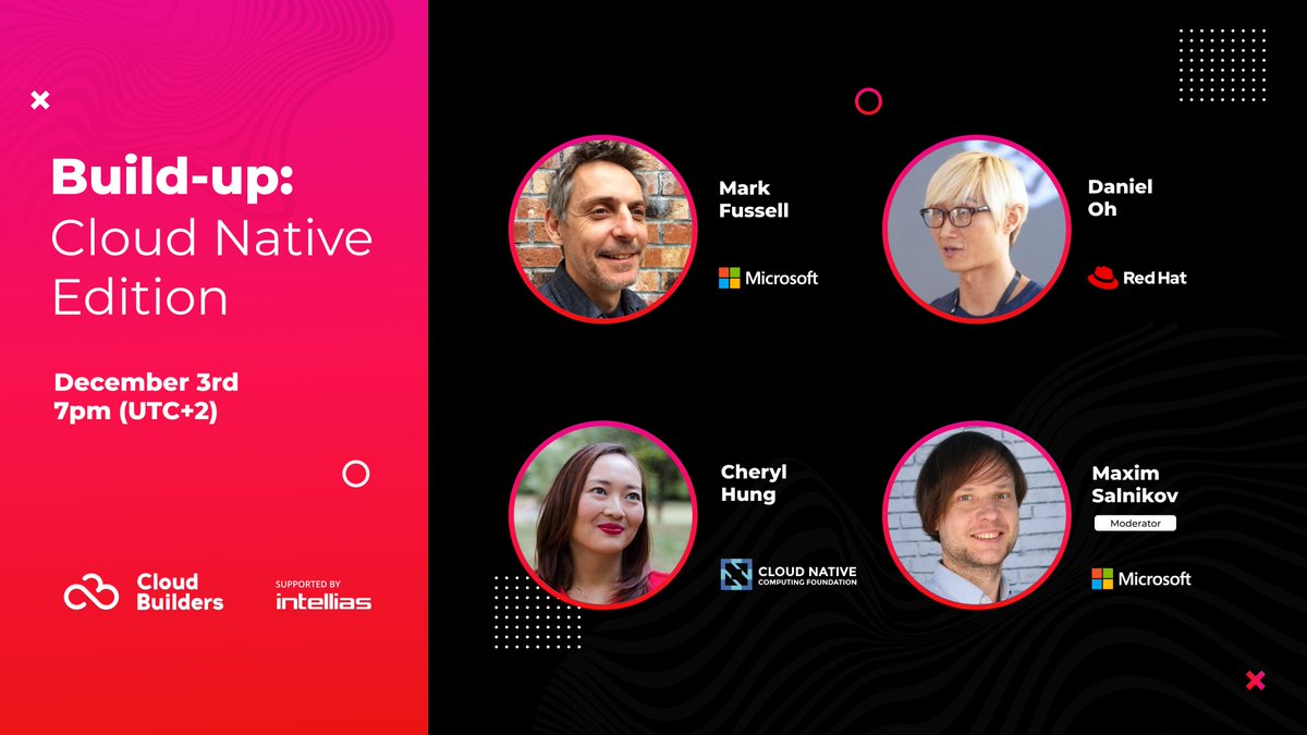 Cloud Builders’s holding a free online Build-up on December 3rd, which brings together top experts from Microsoft, Red Hat, and CNCF to talk about Cloud Native solutions.
Check out the Agenda🔥 bit.ly/buildupmpafba
 
Register 👉 bit.ly/33hUFM2