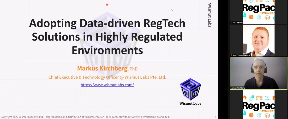 AYUMIdesuganani's tweet image. RT @nilson_eugene: Adopting Data-driven #RegTech Solutions in highly regulated environments. #workshop by @MarkusKirchberg  #regtechsummit  #regpacrevolution #regtech #innovationsummit  #sustainability @regpac_ @MonaZoet
