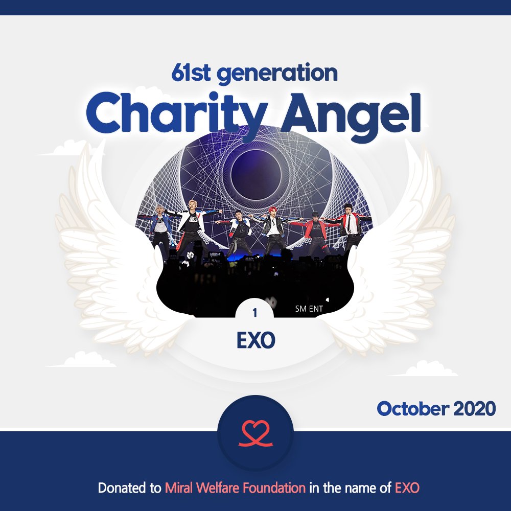 kpopidol_en's tweet photo. Here is the DONATION CERTIFICATION❤️

61st #CharityAngel : #EXO

The group that gets the most votes becomes the Charity Angel of that month.

📥Vote for your bias
💎Fundraising of Support Event
📲Join #CHOEAEDOL
https://t.co/Uyx9wHgQ91

#KPOPRANKING https://t.co/pYJ6YPbCs7