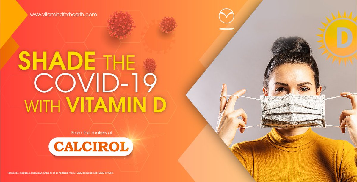 VitDforhealth's tweet photo. SHADE the COVID-19 with Vitamin D
#vitamindforhealth #calcirol #vibrante #vitamin #vitaminD #Lungs #LungHealth #MedicalScience #vitamins #MultiVitamins #Minerals #health #positiveenergy #Heart #fitness #boostsimmunesystem #boosts #COVID19 #pandemic #vitamin #nutrition #wellness https://t.co/lLPw18Ohcg