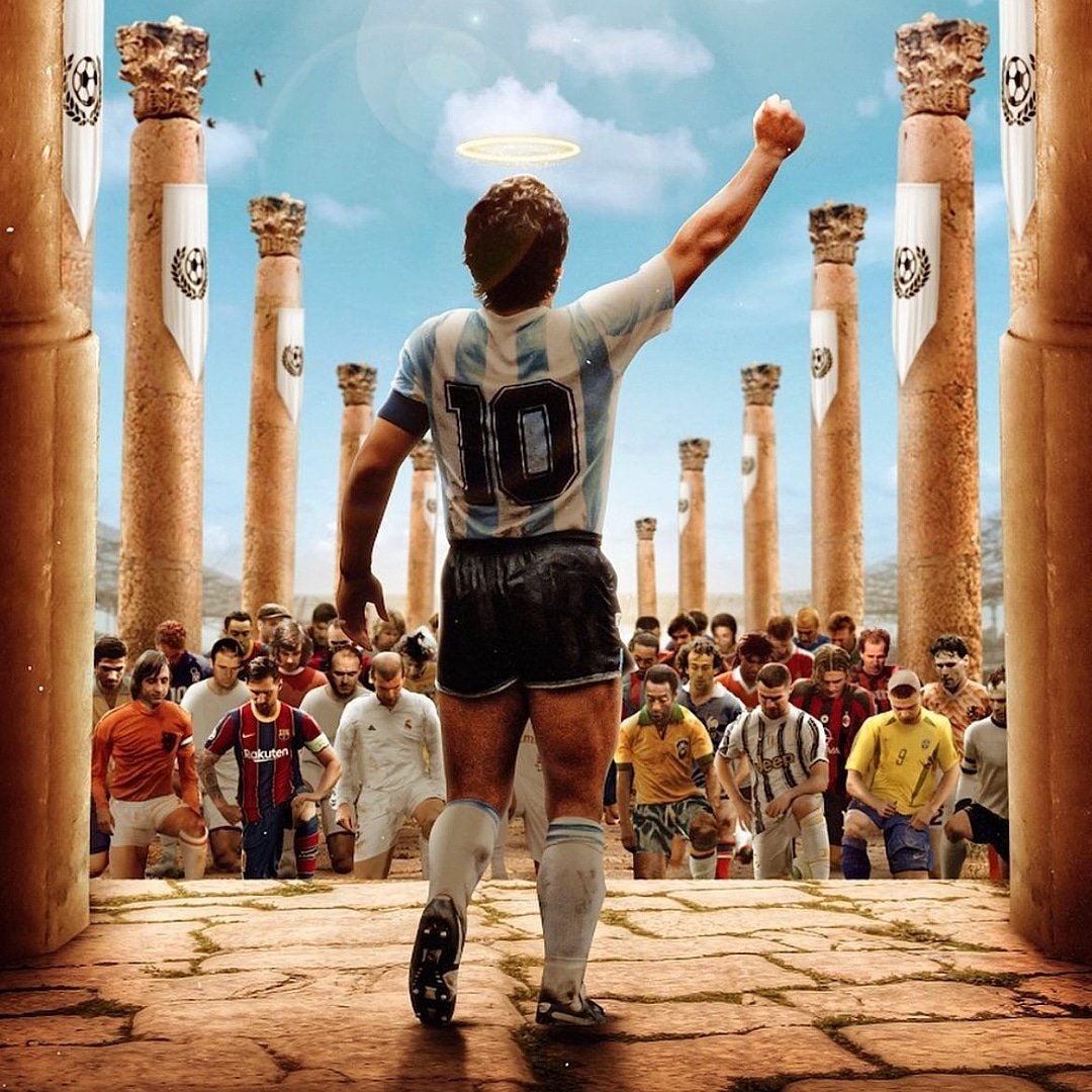 AtcoSaguntino's tweet photo. Descansa en paz Diego Armando Maradona. Todo nuestro apoyo a sus familiares en este dificil momento.
#D10S D.E.P.
#granperdida #elfutbolpierdeungrande #dep https://t.co/G6veGuXyto