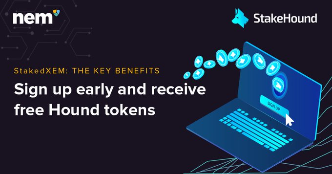 NemhubT's tweet photo. 📌Erken kaydolun ve ücretsiz #Hound tokenleri kazanın! @StakedTokens'a şimdiden ve ardından #Hound token lansmanlarına katılan herkes ödüllendirilecek ve tanınacaktır.
#NEM $XEM #stakedXEM #wrappedXEM https://t.co/12xhq7Sgii
