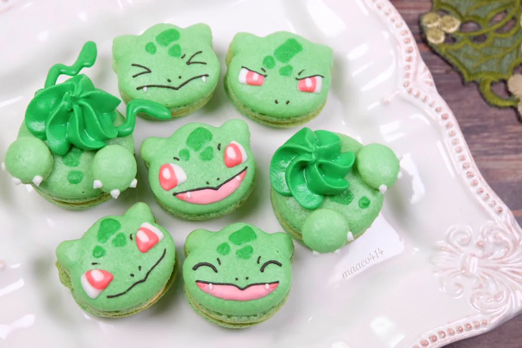 可愛いお顔がいっぱい！フシギダネのマカロンが素敵！