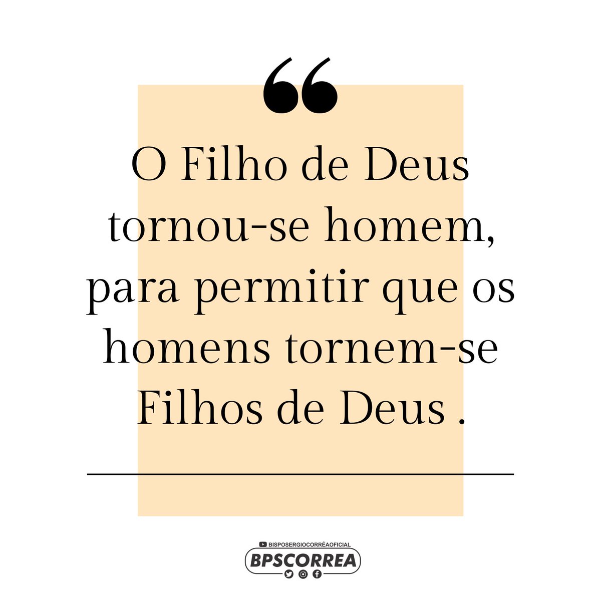 Bispo Sergio Correa tweet media