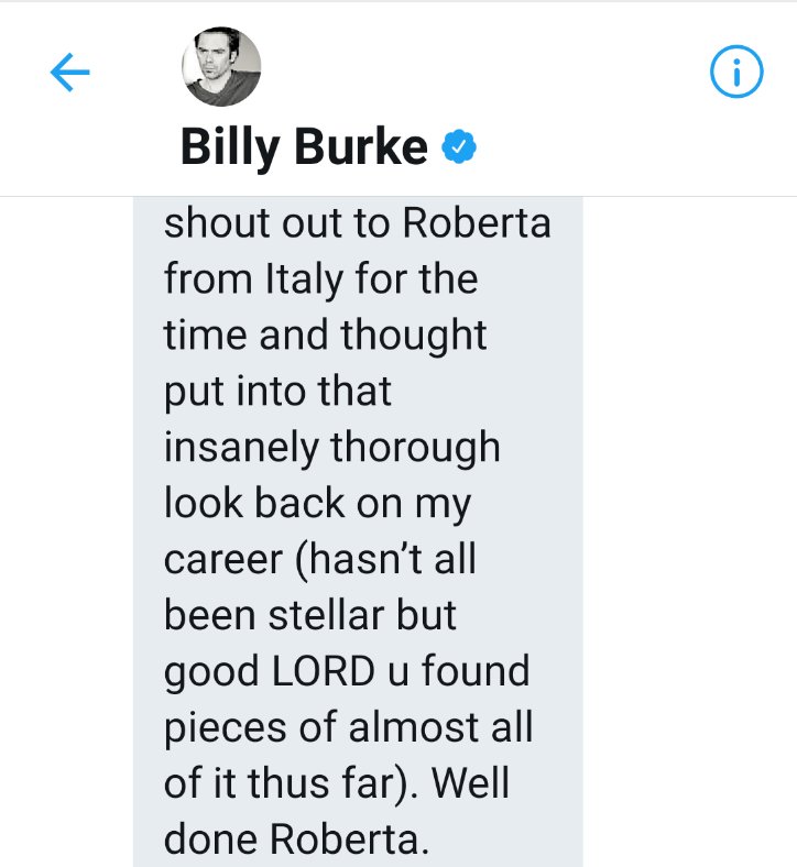 BillyBurkeFansU's tweet photo. A heartfelt thank you from Billy, to all those that signed his birthday card. 
I also would like to say thank you, and I think I can speak for everyone in saying, it's truly an honor to be a fan. 🙏 @billy_burke

#BillyBurke #ThankYou. https://t.co/RPpQn5ikMD