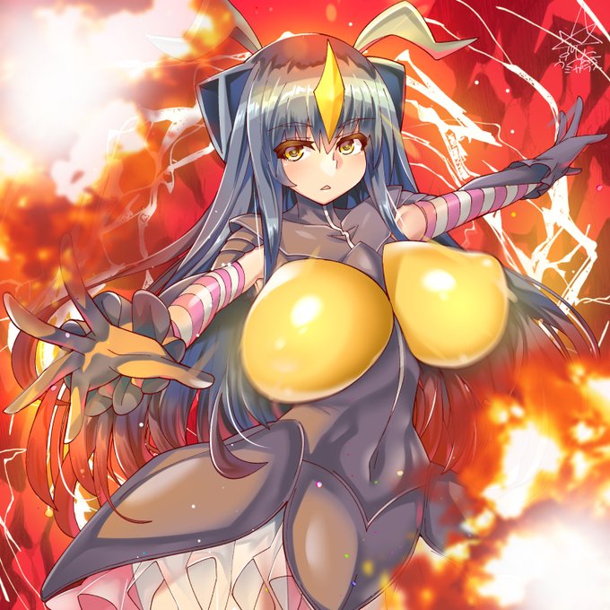 ゼットンさんです(*'▽')
ウルトラマンZ19話で「ゼットにはな、地球の言葉で最後という意味がある……」と言うくだりでゼットンの方も浮かんだ人もきっといるはず!実は高い頭身だと描いたことがなかったのは自分でも意外でした。
#ウルトラ怪獣擬人化計画 