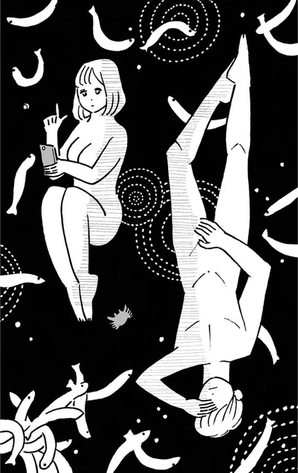 お仕事情報「小説宝石12月号」で木下古栗さんの短編小説「大量絶滅」の挿絵を描いています。若いカップルの日常の合間に語られる性的なエピソードが交互に綴られる、ちょっと不思議な作品です。 #小説宝石 #木下古栗 #イラストレーション #曽根愛 