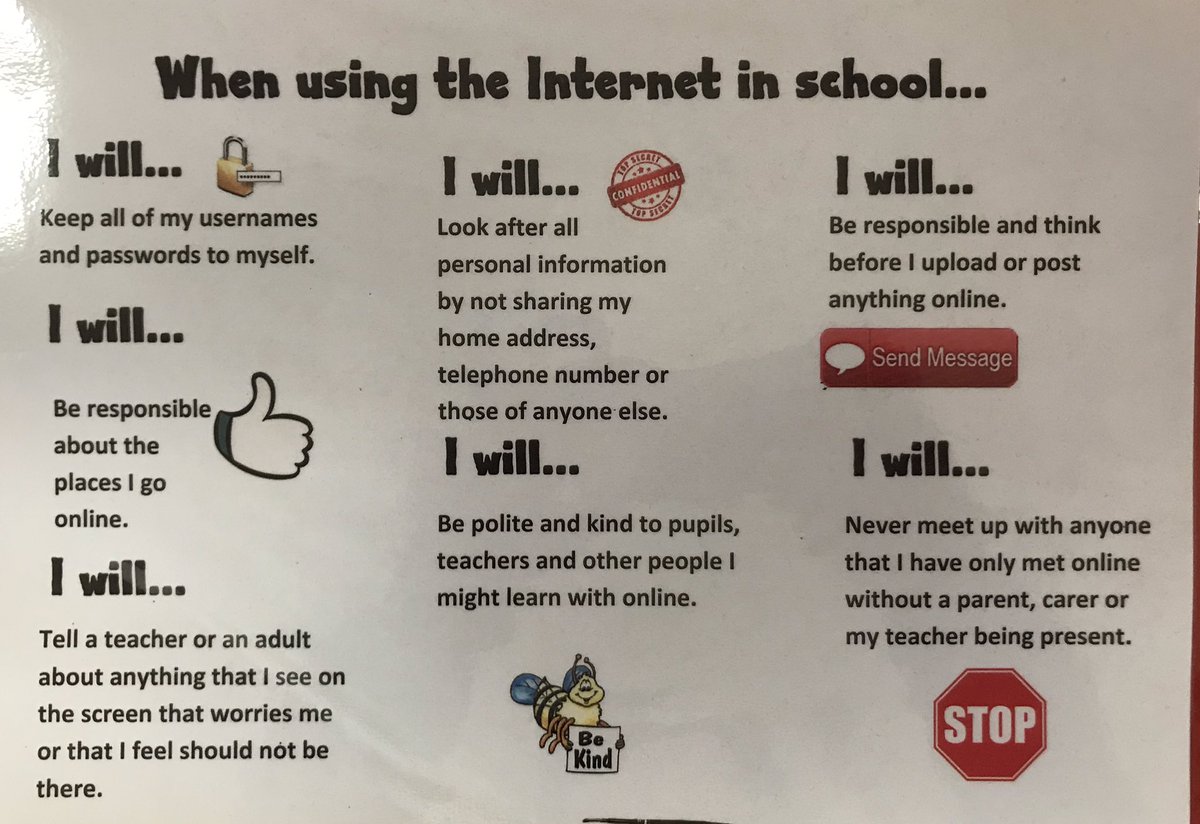 gavinburnps's tweet photo. Children have been learning about article 36 of the UNCRC and online safety using CEOP #Thinkyouknow resources. They have explored our Safe Internet Use agreement and this is displayed in all classes. Please discuss this with your child to encourage online safety at home too.๐ฑ๐ป https://t.co/c37Jloj3BG