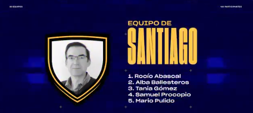 aemprende's tweet photo. 🥁 Y el equipo favorito del público #HackathonSocial es para...
💥 EQUIPO de Santiago, con 1⃣2⃣7⃣ votos. Ganan con un 17,21% del recuento total 🏅
🥳 ENHORABUENA a todos sus integrantes🔝👏
#HackathonEmprende #educaciónemprendedora
@InniciaAnd @EducaAnd @EmpleoJunta https://t.co/lvSyVZd9qf