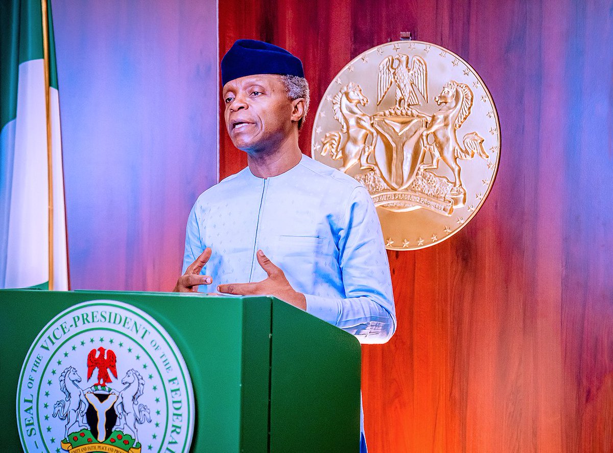 Vice President <a href="/ProfOsinbajo/">Prof. Yemi Osinbajo</a> launches the Clean Nigeria Campaign; Project Flush IT Initiative organized by <a href="/OPSWASH1/">OPS-WASH</a>