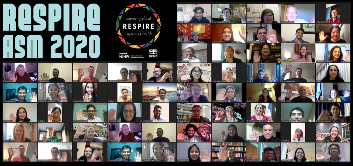 RESPIREGlobal's tweet photo. Tying off this year's virtual #RESPIREASM, it was fantastic to hear from members across the Collaboration yesterday, reflecting on our achievements and what is still to come!
We are lucky to work with such a wonderful group of people! ๐ We hope to see you again soon! https://t.co/t1kHjX3G2b
