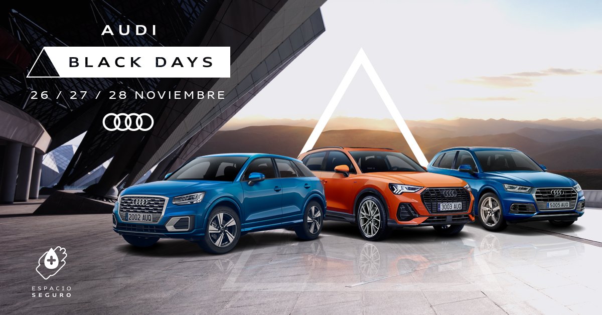 Aprovecha los Audi Black Days en toda la gama de vehículos nuevos y de ocasión, y llévate un #Audi con unas condiciones irrepetibles. 3 días únicos que demuestran que el 3 tiene algo especial. Del 26 al 28 de noviembre en tu concesionario Percar
👉 bit.ly/37bA1hC