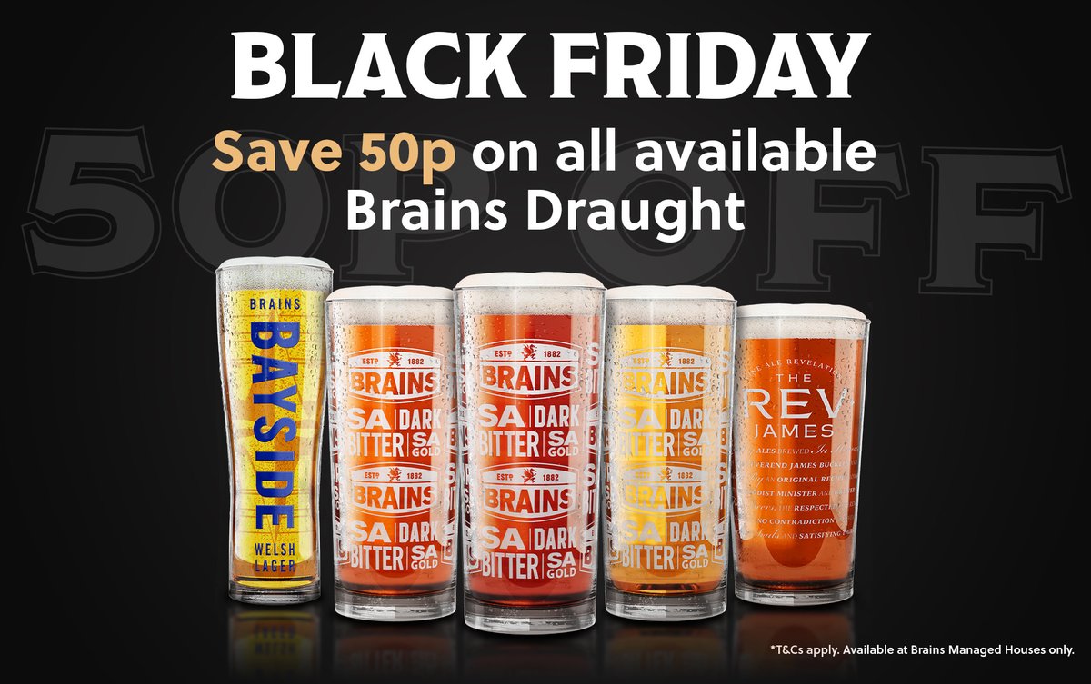 Save with us at the Three Arches this Black Friday 27th November