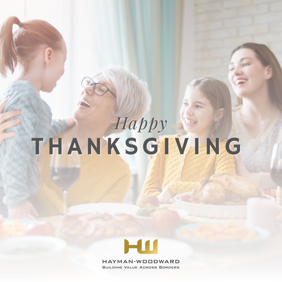 #HappyThanksgiving #Thanksgiving #GlobalMobilityServices #HWGMS #GlobalMobility #HaymanWoodward