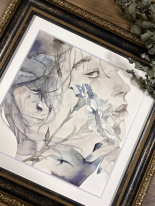 凍て空(いてぞら) ヴィフアール水彩紙・絵墨・絵墨明
大丸藤井セントラル様
原画展示:12/7~30
ライブペイント:12/12 