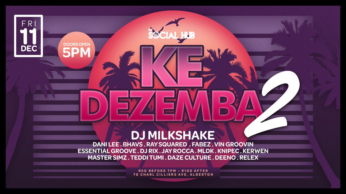 Ke Dezemba 2 🕊🌴 
11th December we rocking! 🚀