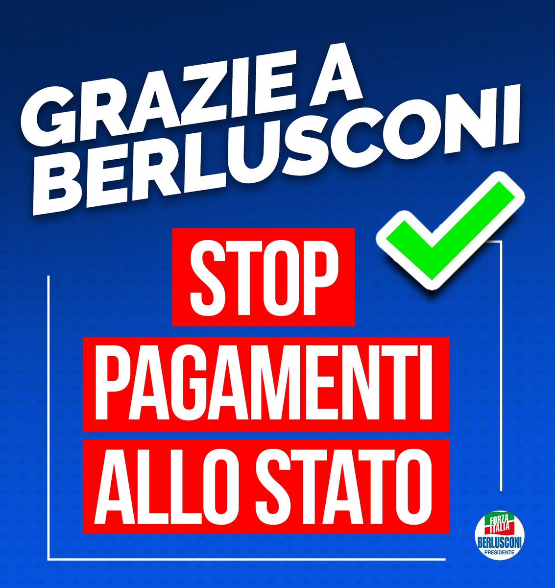 fi_giovani's tweet photo. STOP PAGAMENTI ALLO STATO
Le proposte di Forza Italia sono state accolte dal Governo, quindi abbiamo votato SÌ allo scostamento di bilancio. Anche gli alleati di centrodestra hanno finalmente aderito alla nostra posizione https://t.co/vB6EDzJqKT