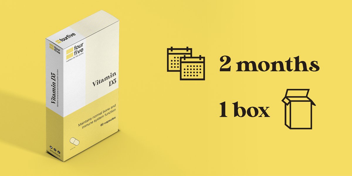 FourfiveNut's tweet photo. Our #nutrition range comes in a 2 month supply with either 60 or 120 capsules per box depending on the recommended dose. 💊
So you can be sure you are getting a high value product for a good value price. 💪
https://t.co/fj4Ouh8oDs
#fourfive #fourfivenutrition https://t.co/n8rr5U3KEd
