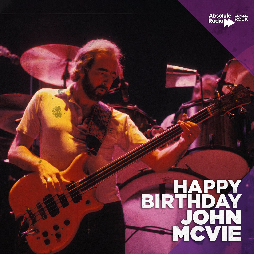 Happy birthday John McVie! The bassist turns 75 today! 