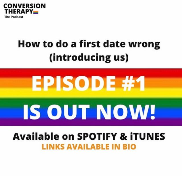 PodConversion's tweet image. EPISODE #1 is out now!! 

If you&apos;re looking for a laugh, click the link below to listen on Spotify or iTUNES! 

linktr.ee/ConversionTher…

#Podcast #LGBT #Dating #Comedy
