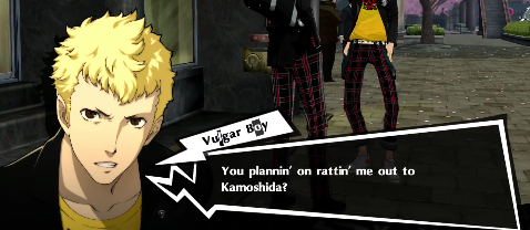 vulgar boy...man..