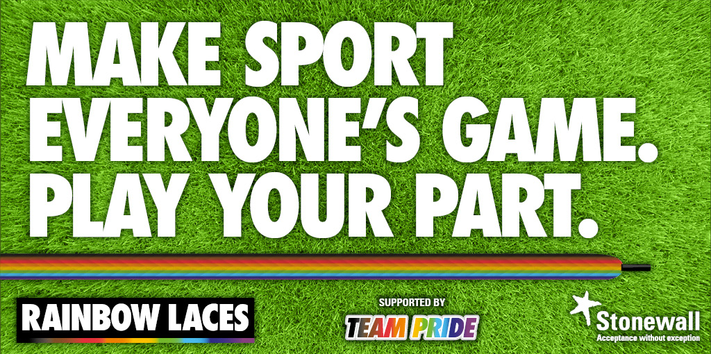 stonewalluk's tweet photo. #RainbowLaces kicks off today! At a time when COVID-19 has devastated communities and left many isolated, inclusive sport and physical activity are as important as ever. Together or apart, online or on the pitch, let's work to make sport everyone’s game. https://t.co/y33ouDhhCn https://t.co/RzYzSa4c5E