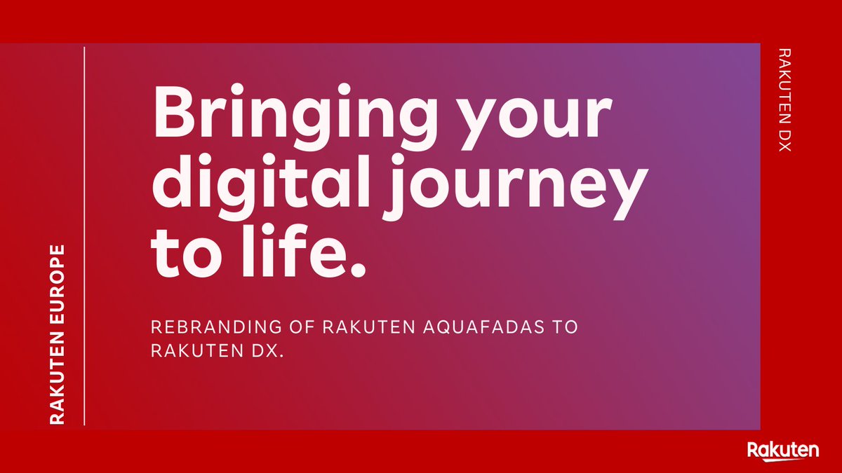 RakutenEurope's tweet image. With half a billion new digital applications predicted by 2023, Rakuten gives sales and marketing the #DXfactor – transforming today’s business challenges into tomorrow’s digital experiences. @RakutenDX