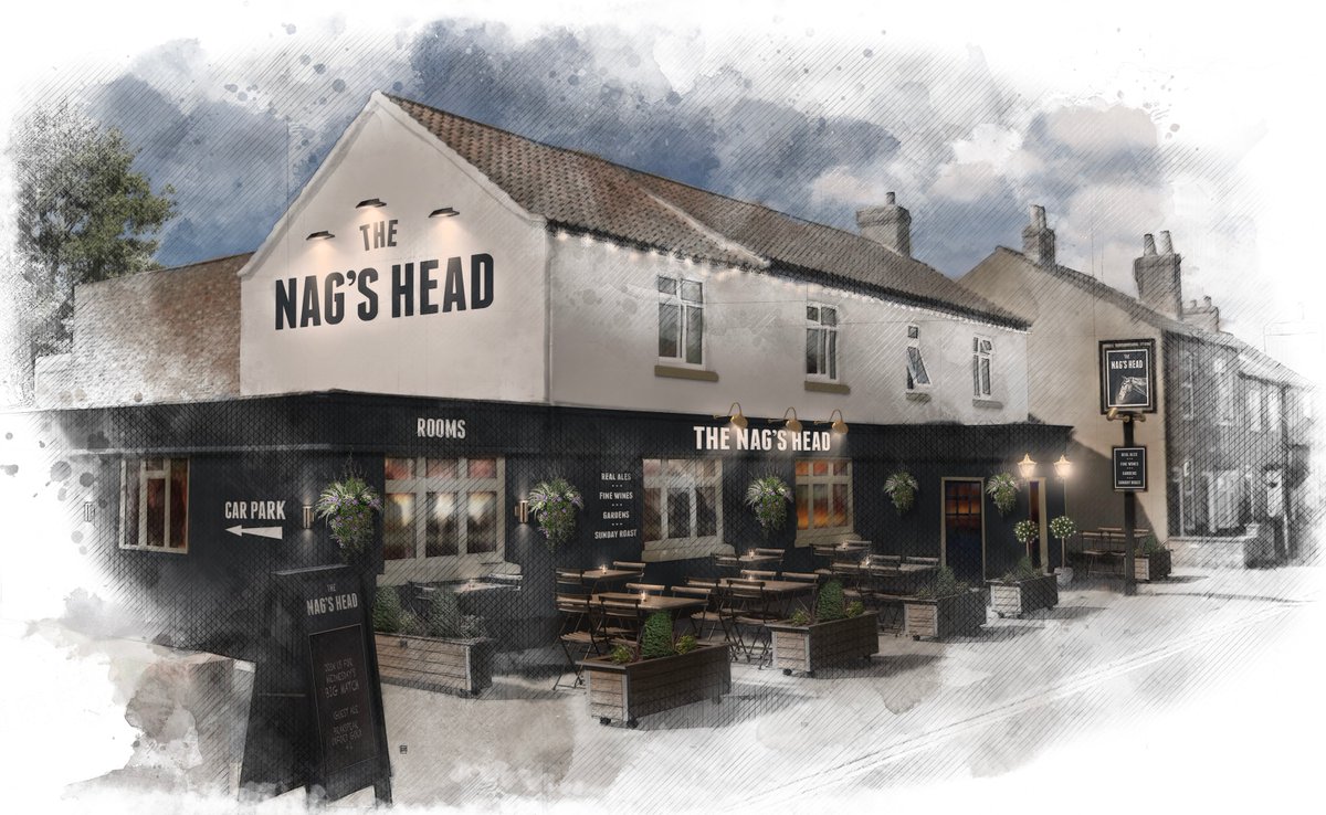 A project near York for what was, then The EI Group, from 2019. Many times we do projects years in advance of completion, when at the early funding stage. So it is always a nice surprise when we see completed projects. #pubs #marketing #visualisations