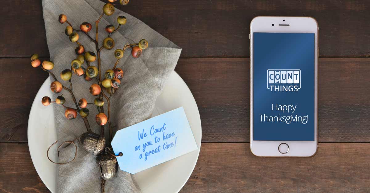 CountThings's tweet photo. Everyone Can Make Thanksgiving Safer! Gather family and friends together and celebrate virtually, each from the safety of their home! Happy Thanksgiving! We Count on you to have a great time! #CountThings #CountThingsfromPhotos #CountingApp #Thanksgiving2020 https://t.co/qVb6dduSXm