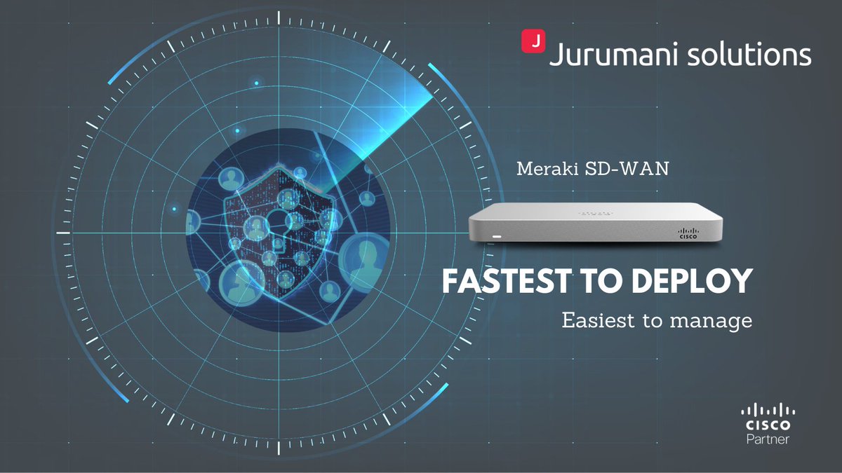 Software-defined Networking is a new approach to networking infrastructure that lowers operational costs and improves resource usage. Cisco Meraki MX Security Appliances are 100% cloud managed.

Visit jurumani.cloud to learn more Software-Defined Networking.
#sdwan #aws