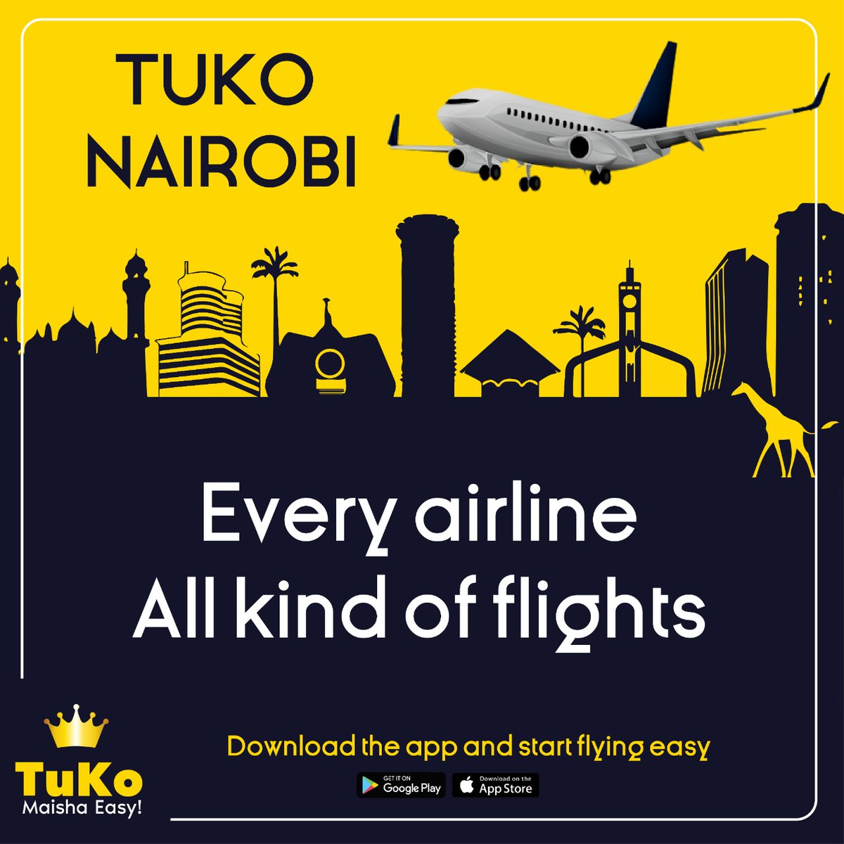 osoroKE's tweet photo. Hapa tu Mombasa? Wacha niingie hapa kwa #TukoApp nichangamkie the next available flight kama itaweza. Tuma fare. #MaishaEasy https://t.co/gewvdOaSNw