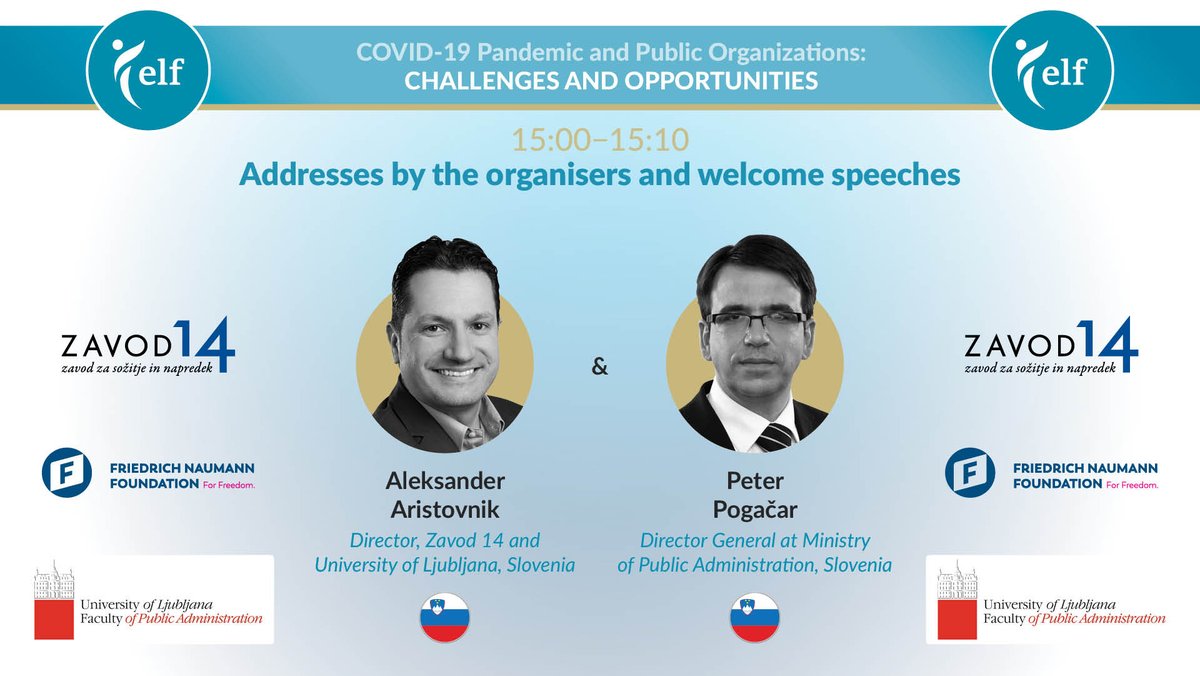 stirinajst's tweet photo. [TODAY AT 3PM] #ELFevent: Zoom Webinar with Workshop: #COVID19  and #Public Organizations: Challenges and Opportunities https://t.co/xhmfzok5um Register HERE: https://t.co/COXgvTdaJm @EurLiberalForum @fnfeurope @4LibertyEu @RenewEurope @mju_RS @OECD @wef @fzup @ALDEParty https://t.co/7UnVqsZtgi