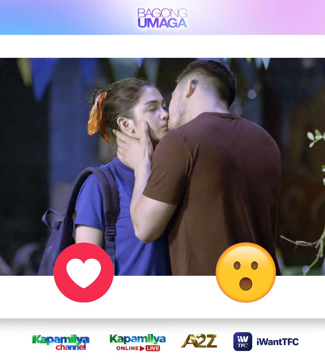 2G2BTabscbn's tweet photo. From LQ to... NAQ, MAY NANALO NA!! #BUFirstKiss #BagongUmaga #RGEDramaUnit https://t.co/SLogcLokK3
