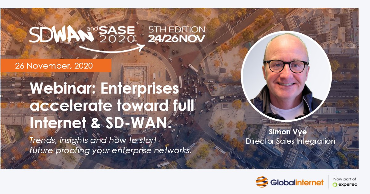 Today at #sdwanvirtual2020 all key findings and insights from our new research commissioned in partnership with InformaTech's <a href="/OmdiaHQ/">Omdia</a>