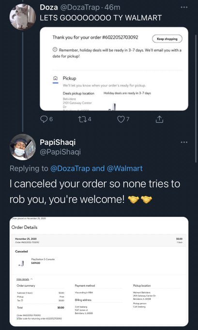 DreyWatson's tweet photo. Bruh 🤣🤣💀💀 this is why we say don’t show your order number block that out 🤣🤣💀🤦🏻‍♂️ #BooBooDaFool https://t.co/2eOj191Sgx