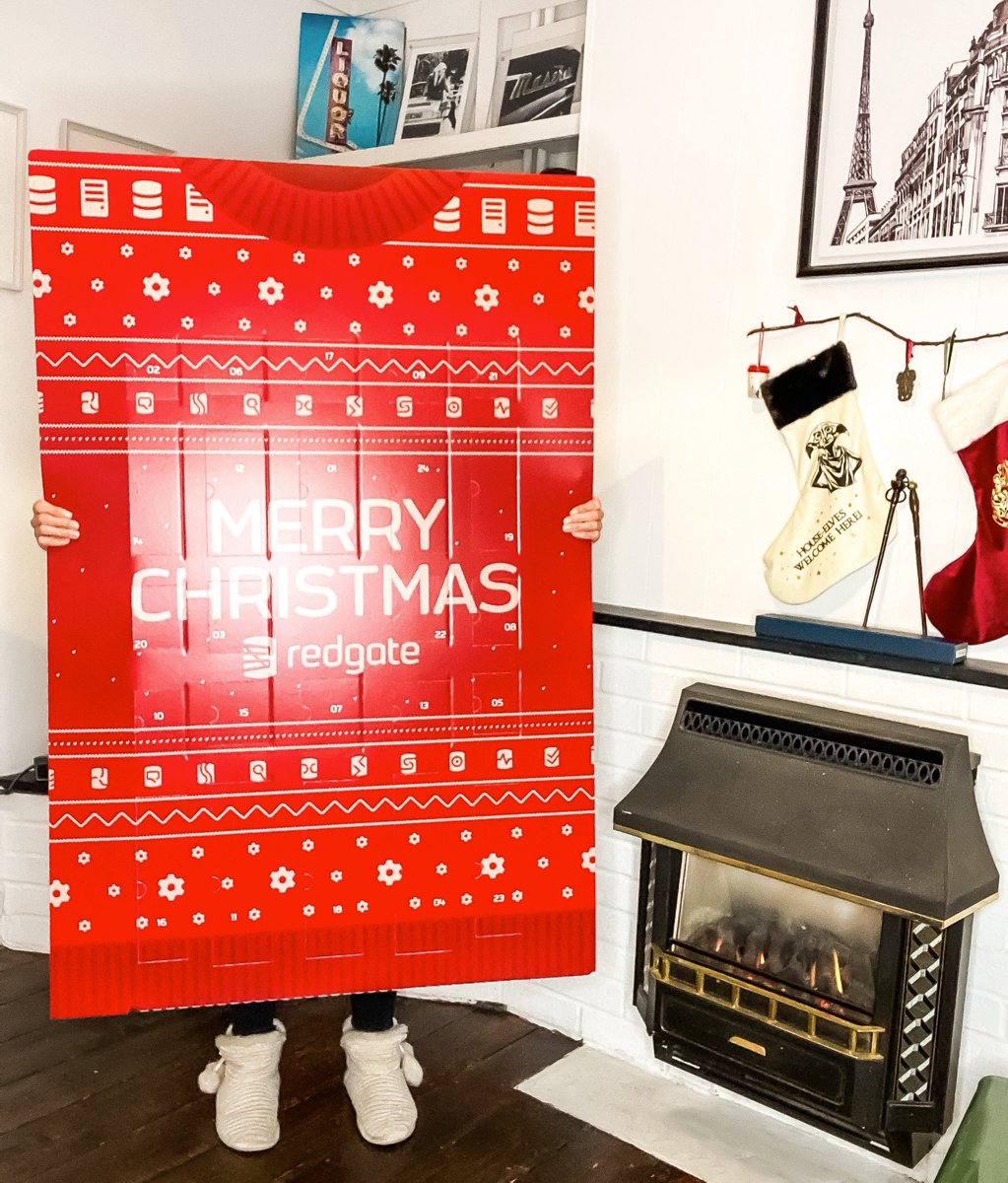 Jen_RedGate's tweet photo. Massive thanks to @redgate and @giantadvents for this amazing Christmas surprise ππ₯° #lifeatredgate #bestplacetoworkat #adventcalendar https://t.co/iAtI6ZGlj6