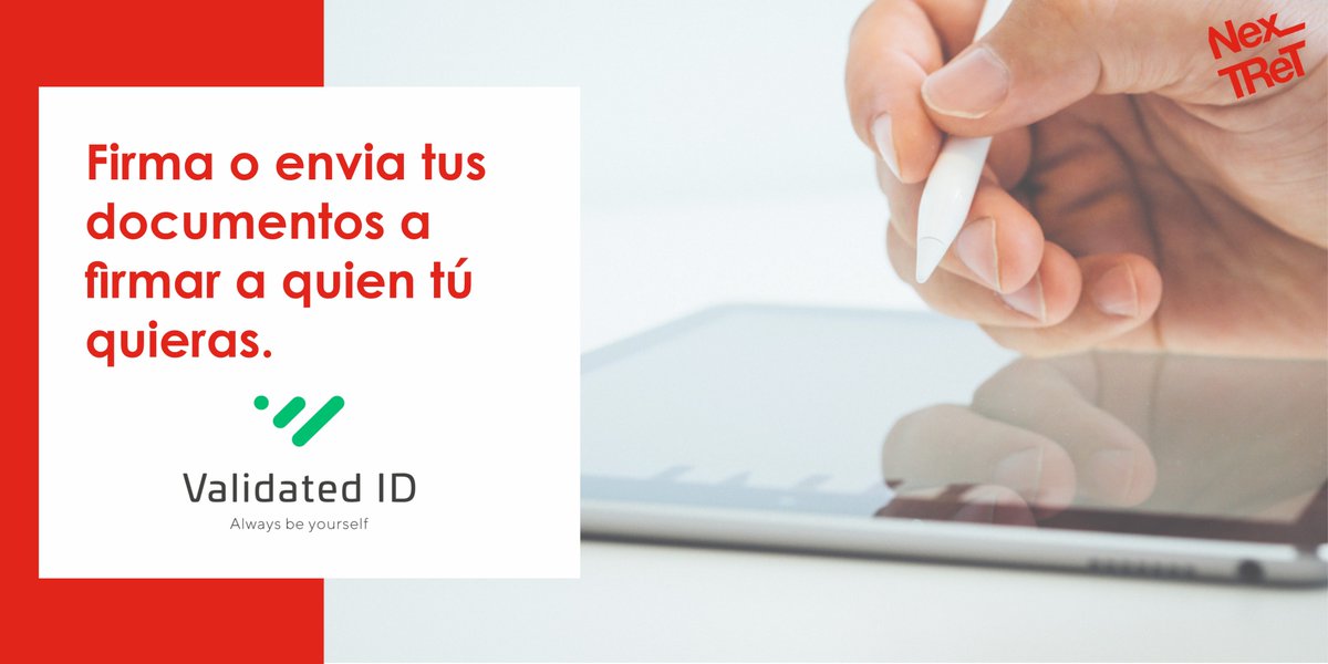 NexTReT's tweet photo. @ValidatedID, el nuevo #partner de NexTReT, ofrece firmas electrónicas como #VIDsigner que aseguran la rapidez en los servicios en línea, así como la seguridad y la adaptabilidad en cualquier plataforma.
Para más información sobre esta solución: info@nextret.net https://t.co/YPI5tcrBdn