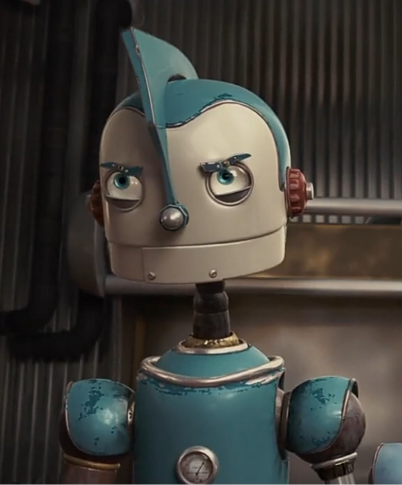 Hidden Movie Details on Twitter: "In Robots (2005), Rodney Copperbottom has a small gauge on his chest. Early on in the movie when he's scorned Mr.Gunk, his anger causes the