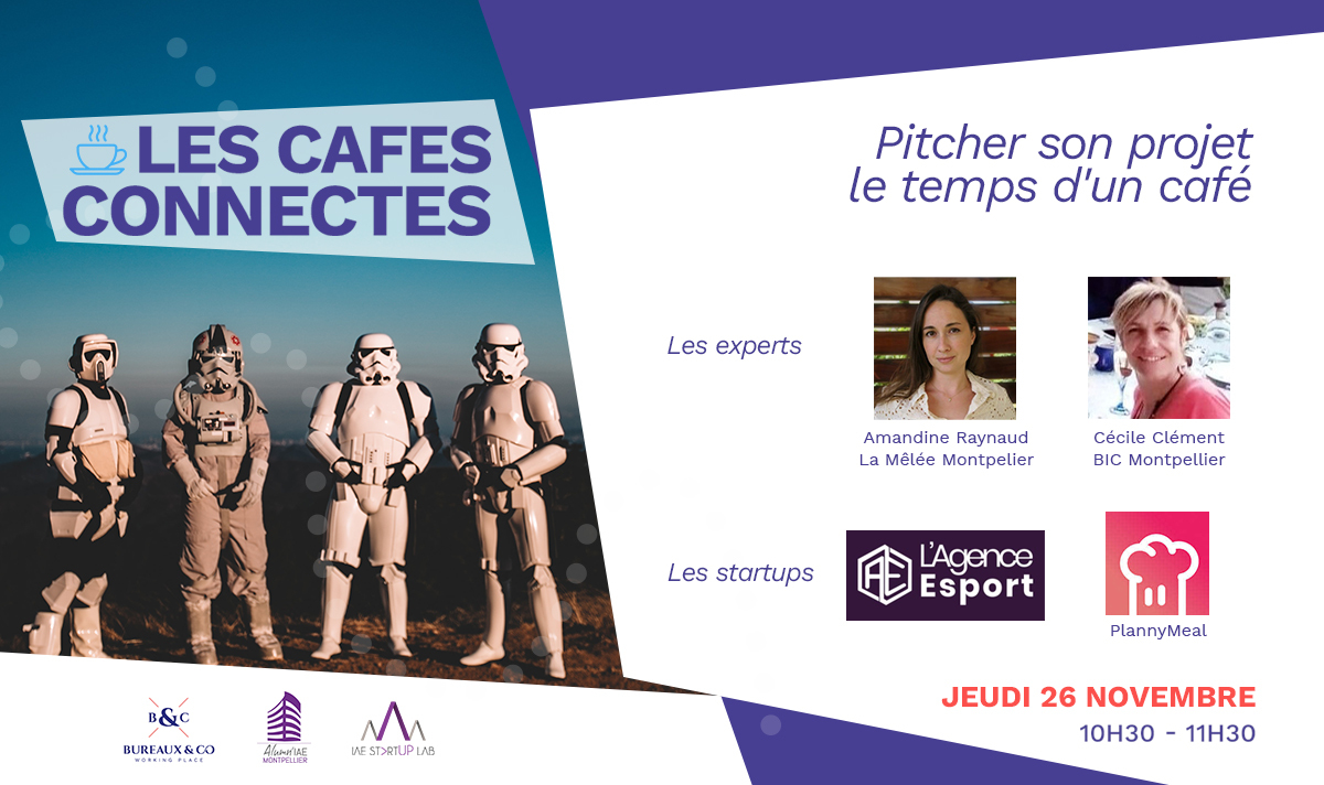 Alumn'IAE (@alumniaemtp) on Twitter photo ☕ RDV à 10h30 pour Les Cafés Connectés #5 !
🎙Comment trouver un Business Model à son side project ? Avec :
- <a href="/assere_r/">Rodolphe Asséré</a>, fondateur de <a href="/lagenceesport/">L'Agence Esport</a>
- <a href="/MicheauBastien/">Bastien</a>, créateur de <a href="/PlannyM/">PlannyMeal</a>
- @AmandineRaynaud, de @La_Melee_Mtp
- <a href="/cecileBic3M/">cecile Bic Montpellier</a>, du @BIC_Montpellier ☕ RDV à 10h30 pour Les Cafés Connectés #5 !
🎙Comment trouver un Business Model à son side project ? Avec :
- <a href="/assere_r/">Rodolphe Asséré</a>, fondateur de <a href="/lagenceesport/">L'Agence Esport</a>
- <a href="/MicheauBastien/">Bastien</a>, créateur de <a href="/PlannyM/">PlannyMeal</a>
- @AmandineRaynaud, de @La_Melee_Mtp
- <a href="/cecileBic3M/">cecile Bic Montpellier</a>, du @BIC_Montpellier