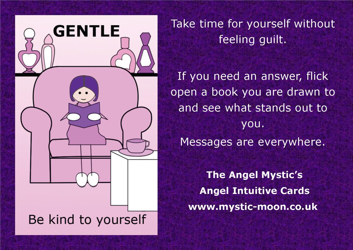 theangelmystic's tweet image. Card of the Day!
Happy Thursday x
#cardoftheday #messagesfromangels #angelsigns #angelmessages #bekind #begentletoyourself
