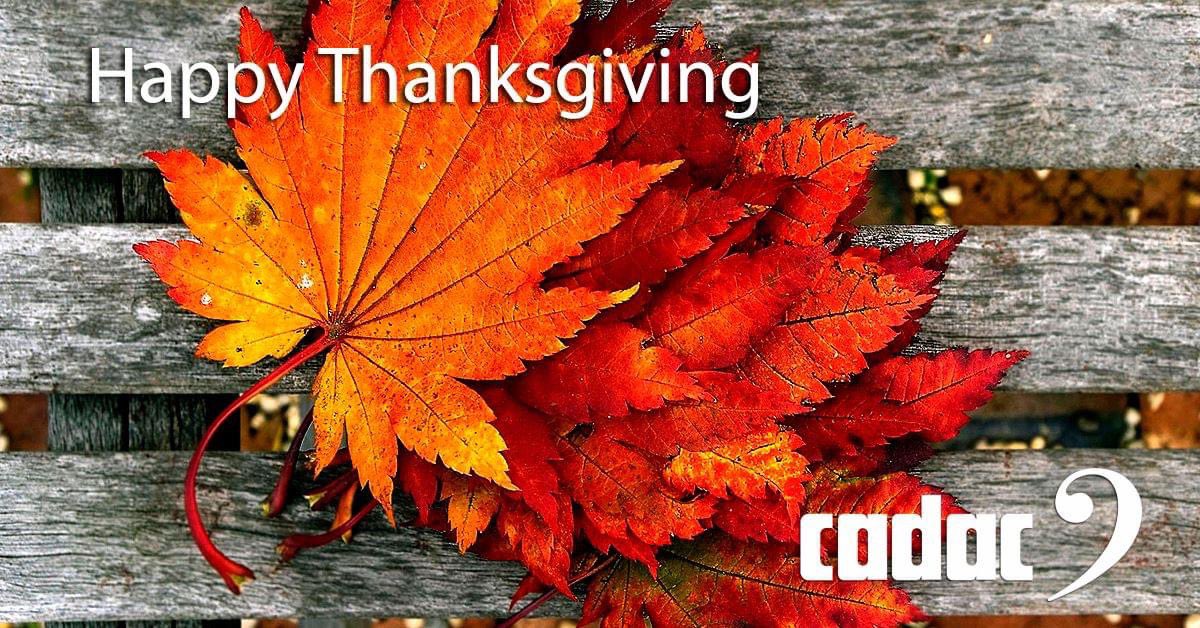 To all our friends in America, have a happy (and safe) Thanksgiving!